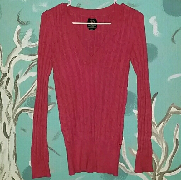 American Eagle Outfitters Sweaters - American Eagle Pink Sweater Large
